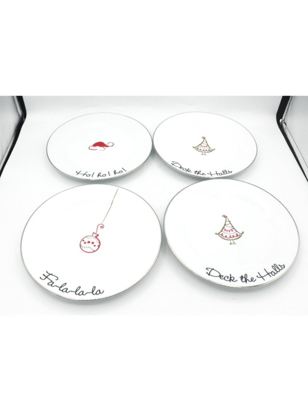 St. Nicholas Square TIS THE SEASON 8 Inch Salad Plates Set of 4